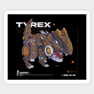 Mecha Tyrex Sticker